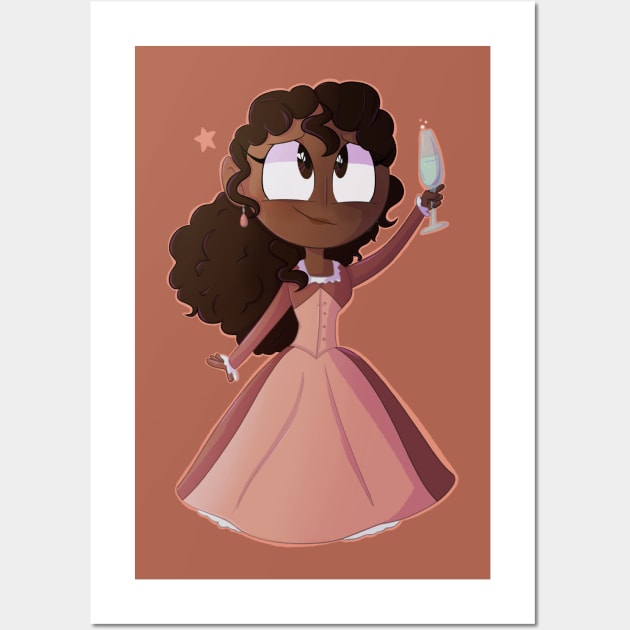 Angelica Schuyler Wall Art by SpookytheKitty2001